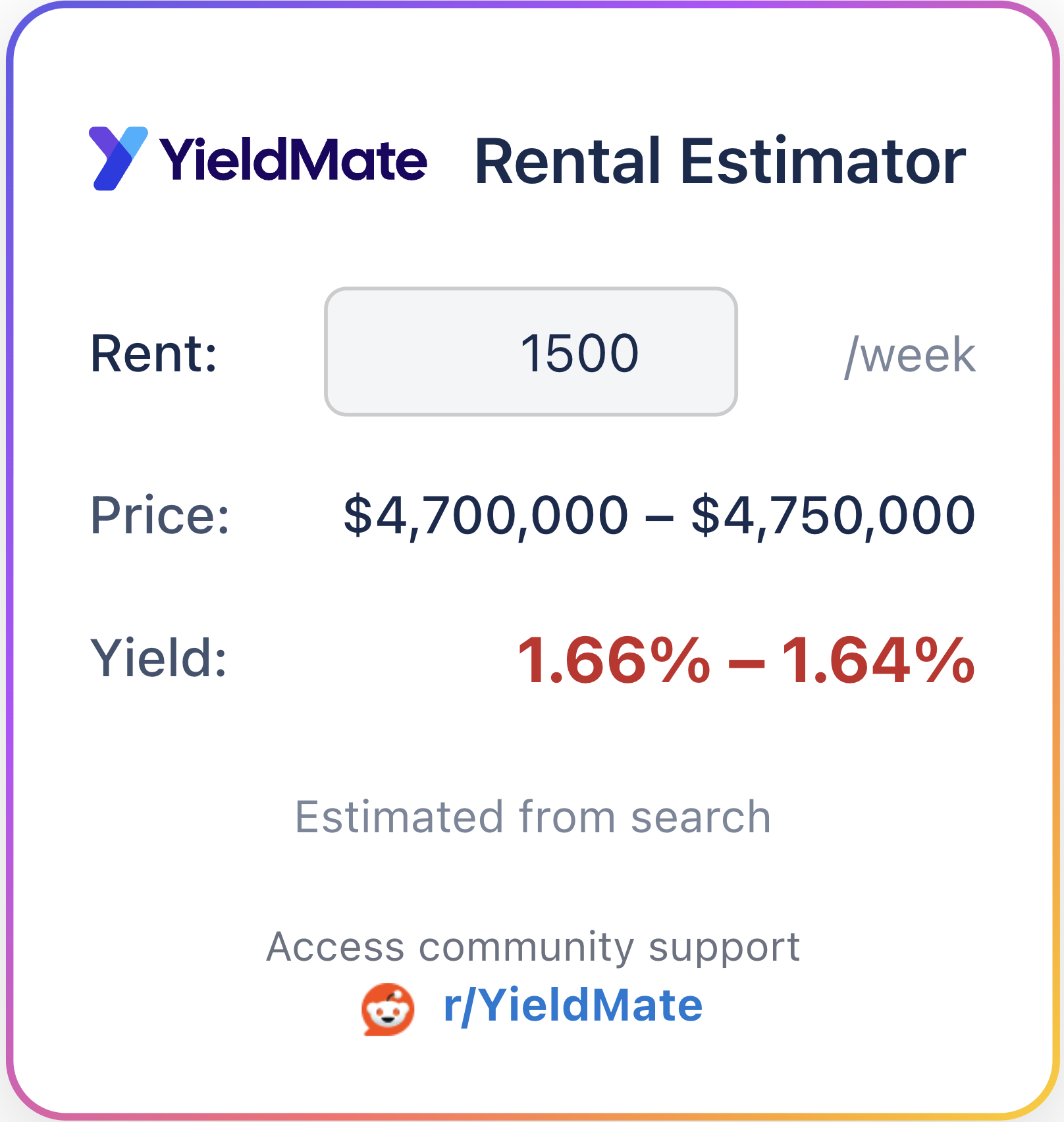 YieldMate Chrome Extension